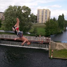 Jag flippar fr&aring;n 10an .. Fan vad sne den var !? x. Foto: Karl-Dennis Nordl&ouml;f. &Aring;kare: Erik Aasa.