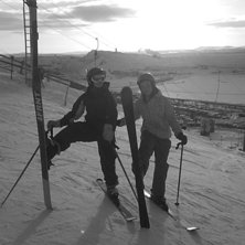 Jag och Elin drar en snygg pose ;). Foto: Fredrik. &Aring;kare: Jag och Elin.