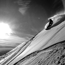 Lite nysn&ouml; i Trysil bredvid experten.