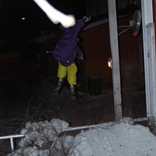 vi var ute och hoppade lite. Foto: Tommie Johansson. &Aring;kare: Anders holmberg(ica).