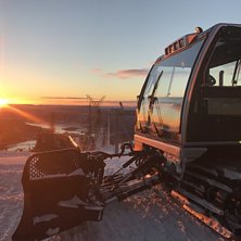 Flott dag p&aring; fjellet!
Det er -7 i dalbunnen og +1.