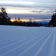 Melder om gode forhold p&aring; sjusj&oslash;en idag
Litt ise.