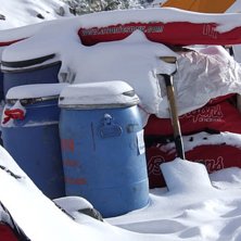 Foto: Fredrik Schenholm. &Aring;kare: 2 maj. Nysn&ouml; i ABC 2: Vi vaknade med 15 cm nysn&ouml; p&aring; backen..