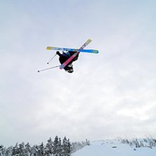 Fotosession i Tand&aring;dalens svarta linje under Jib . Foto: Jib Academy. &Aring;kare: Jonas Zeidlitz.