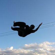 F&ouml;rsta studsmattebilden i &aring;r. Vettefan vad jag g. Foto: Fredrik Emerson. &Aring;kare: Martin Appelgren.