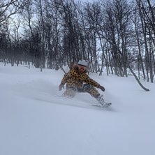 Tidig skidgl&auml;dje!.