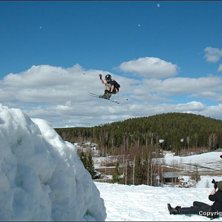 Jag p&aring; big air:P..k&ouml;rde med en kompis utrustning. Foto: Ante Fransson. &Aring;kare: Ante Valsberg.