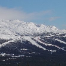 En vacker vy &ouml;ver &aring;re by.... Foto: Jan Johansson.
