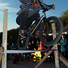 H&ouml;jdhoppscontest, Axel vann med 90 cm!. Foto: Johan Carlsson (jag). &Aring;kare: Axel Parke.