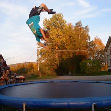 Drar en fet bflip. Foto: Moa. &Aring;kare: Max!!.