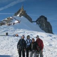 Foto: N&aring;gon stackars turist... &Aring;kare: Mats, Johan, Emil och Jag.