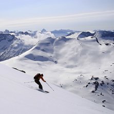 700meters  fallh&ouml;jd i fallinjen, 30-35 graders lu. Foto: Sven Grauman. &Aring;kare: Olof Hernborg.