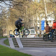 180 i bl&aring;s v&auml;dret.. Foto: Viktor Bj&ouml;rklund. &Aring;kare: Emil Moberg.