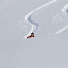 Lite sol mellan molnen en puderdag p&aring; Brunni. P&aring;. Foto: Klas Rydstrand. &Aring;kare: Magnus Ekstr&ouml;m.