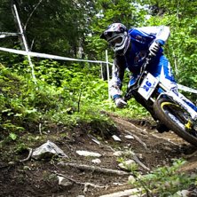 Tog liften upp och gick ner brevid Downhillbacken . Foto: Benjamin Johansson. &Aring;kare: Tim Hammar.