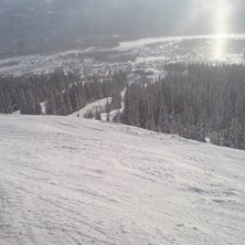 Fin utsikt i offpisten. Foto: Jag.