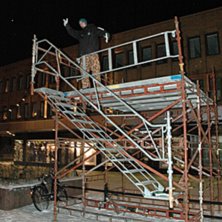 Inrunnen till V&auml;xj&ouml; Fight Session. Ska givetvis . Foto: Axel &Aring;kerlund. &Aring;kare: Frans Nilsson.
