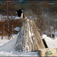 Mitt i Lappland eller vad ?. Foto: Pelle Fr&auml;ndfors. &Aring;kare: Gustav Fr&auml;ndfors.