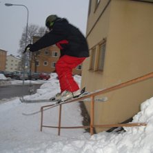 handrail. Foto: XXXL bonde. &Aring;kare: Olle Westlund.