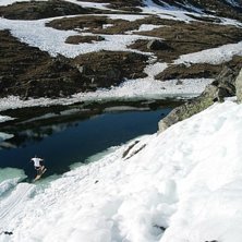 Med en liten kicker p&aring; andre siden. Foto: Johanna. &Aring;kare: JP.