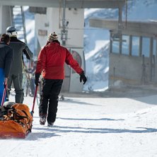 H&auml;r tas Maria ned f&ouml;r berget, hon drog h&auml;lsenan. Foto: Anna Holmquist.