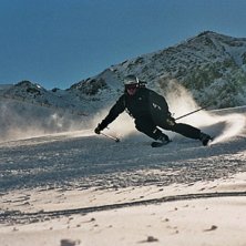Testade f&ouml;rs&ouml;songs&aring;kning i spanska pyrineerna, . Foto: Sven Andersson. &Aring;kare: Jonas Bergstr&ouml;m.