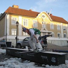 Jag &aring;ker skidor p&aring; Frankerhauser . Foto: maxi smith. &Aring;kare: Hjalle.