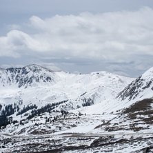 Arapahoe Basin fr&aring;n Loveland pass..