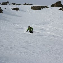 Puder&aring;kning i Val Thorens 2 veckor efter senaste . Foto: Peter Conn&eacute;. &Aring;kare: Christian Salomonsen.