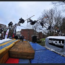 First ever successfuly double flip at CBJO!. Foto: Erik Carls&eacute;n. &Aring;kare: Oskar Pedersen.