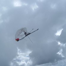 det kliade lite i nacken, s&aring; ja gjorde en b-flip. Foto: Ina. &Aring;kare: Julius Aspman.