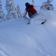 Grymt bra sn&ouml; januari i S&auml;len. Foto: Jonas Holmgren. &Aring;kare: Patric Henricson.