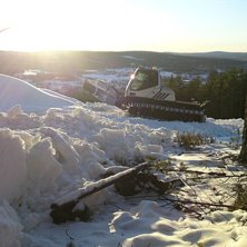 funke i pistmaskin.. Foto: jag.