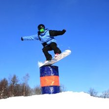 En solig dag i parken. Foto: Linn Ehrnborg. &Aring;kare: Emma Lennholm.