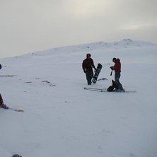 traskade upp till hummeln va ett j&auml;vla v&auml;der men. Foto: Tommy Englund. &Aring;kare: grabbarna.