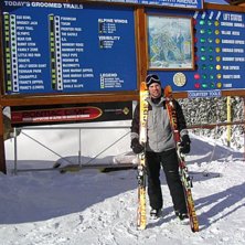Sista dagen, vi har tagit en paus vid Big Red Expr. Foto: Lotta Molinder. &Aring;kare: Martin Sundqvist.