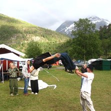 Folven Camping &auml;r en riktigt st&auml;mningsh&ouml;jare. . Foto: S&ouml;ren Danielsson. &Aring;kare: john doe.