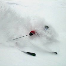 Test av den amerikanska sn&ouml;n. Foto: Jon Ramstedt. &Aring;kare: Simon Nystr&ouml;m.