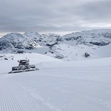 Palmes&oslash;ndag er det 5cm nysn&oslash;
Det er kommer litt .