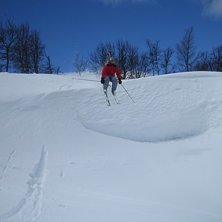 hittade sk&ouml;naste sn&ouml;hanget p&aring; 3&frac12; m :D Sk&ouml;n sa. Foto: Jesper Westlin. &Aring;kare: Viktor Frisk.