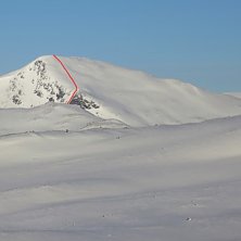 H&auml;r ser man lite av starten av skid&aring;ket fram til. Foto: Mattias Skantz.