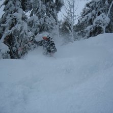 Puderdag 2012-01-21 efter ett m&auml;ktigt sn&ouml;fall p�. Foto: Jonas Andersson. &Aring;kare: Tomas Andersson.