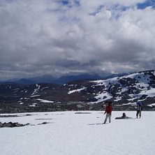 juli 04, en vacker dag i fj&auml;llen. Foto: Maria Lundin. &Aring;kare: Sandra Fransson &amp;amp; Johanna Lindberg.