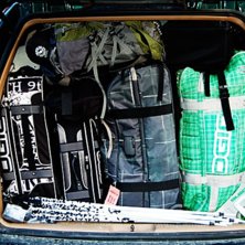 &Aring;kare: Packed Van, Whistler, BC.