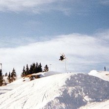 V&aring;rslask i Orsa! . Foto: En kille i backen.... &Aring;kare: David Lindgren.
