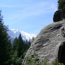 Kl&auml;ttring med grym vy.... Foto: Anders Andersson. &Aring;kare: K-F Andersson.