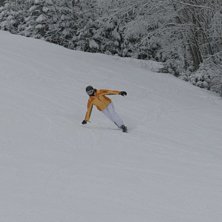 Victoria k&ouml;r stenh&aring;rt p&aring; Skwal! Thias 173F. Foto: Dan Rudhag. &Aring;kare: Victoria Jonassen.