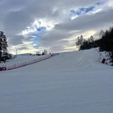 Nok en fin skidag p&aring; vei!
Lett overskyet, 1 grad,.