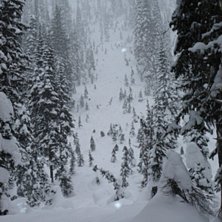 Grymt cool line i en av r&auml;nnorna i Whitewater.. Foto: jag.