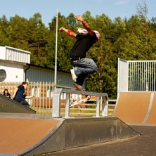 h&ouml;gkants landning tror jag, bilden i sig vart r&auml;. Foto: Simon P ( tror jag ). &Aring;kare: sante.